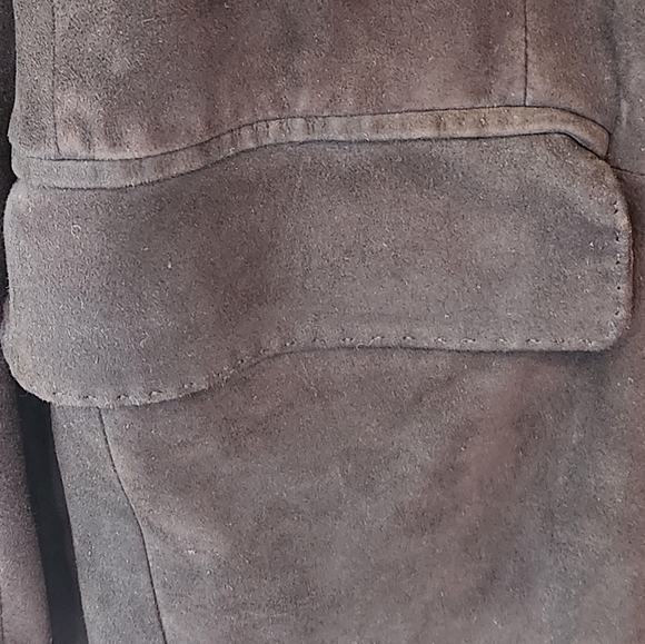 Zegna MEN'S LEATHER size 60 brown suede jkt..looks new - Picture 3 of 14